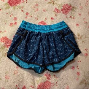 Blue lululemon shorts